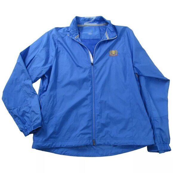 Zero‎ Restriction Windbreaker Jacket Men's L Blue Polyester Long Sleeve Full Zip - Picture 1 of 12